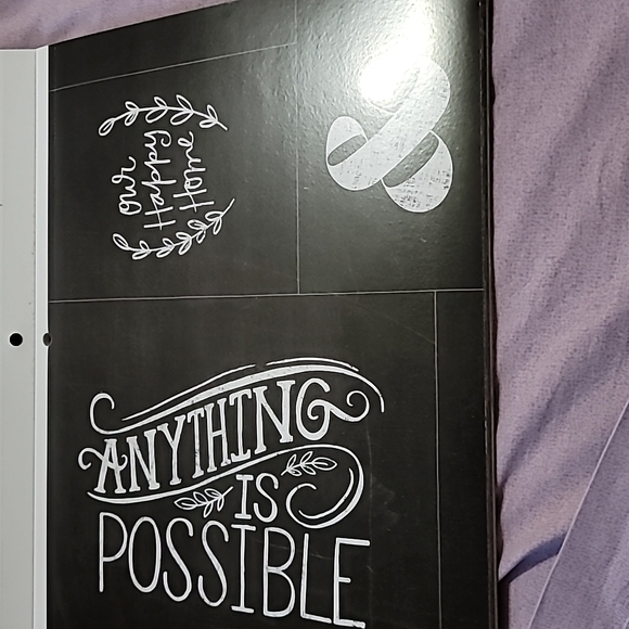 DIY Gallery Art Memory Big Ideas Chalkboard Collection Frame Hang It Paper Craft - Picture 8 of 11